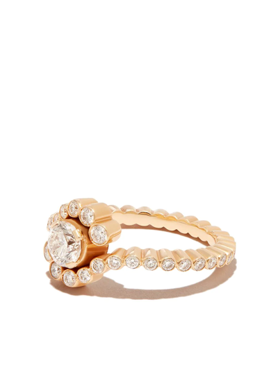 Sophie Bille Brahe 18kt Yellow Gold Celestine Diamond Ring