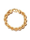 Loren Stewart Gold Vermeil Xxl Rope Chain Bracelet In Gold