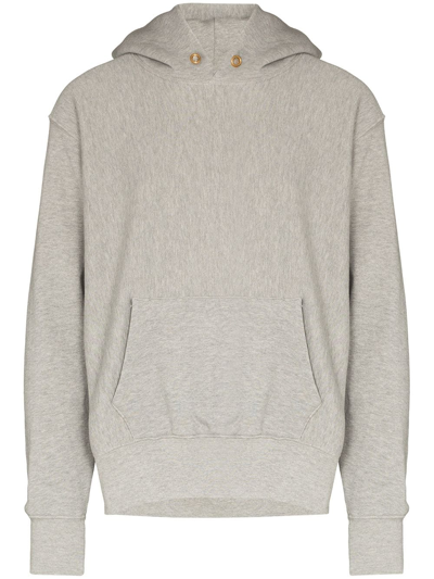 Les Tien Long-sleeved Cotton Hoodie In Grau