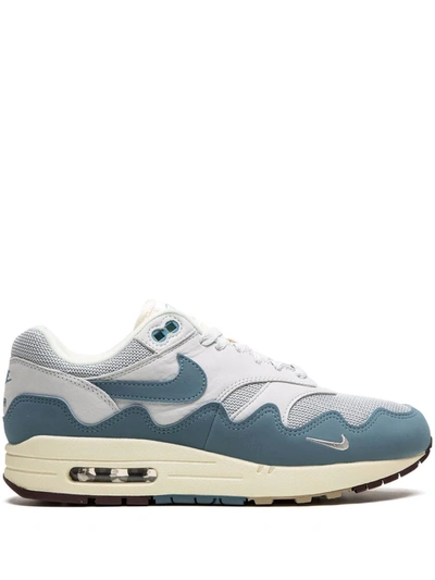 Nike X Patta Air Max 1 "noise Aqua" Sneakers In Silver