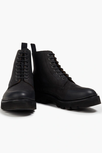 Grenson Man Gomez Leather Boots In Black