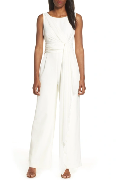 cascading tie jumpsuit eliza j