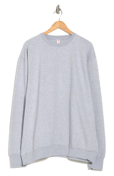 Fleece Factory Crew Neck Sweatshirt In Grey Mix