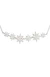 ANZIE NORTH STAR BAR PAVÉ NECKLACE