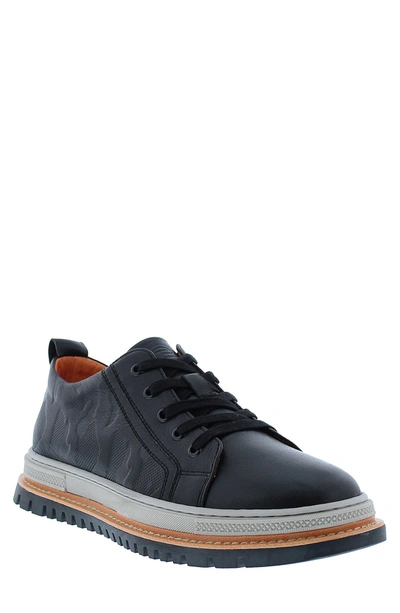 French Connection Oliver Camo Sneaker In Black