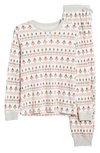Nordstrom Men's Shop Shop Pajamas In Ivory Egret Fairisle