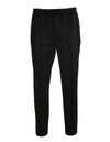 MONCLER MONCLER DRAWSTRING WAISTBAND STRAIGHT LEG TROUSERS