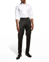 Zanella Men's Parker New Basic Wool Pants In Black