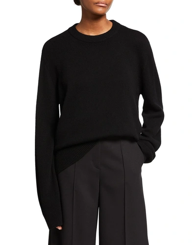 The Row Sibem Wool-cashmere Sweater In Grey Melange