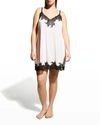 Natori Enchant Lace-trim Chemise In Pkb