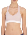 Natori Low Impact Dynamic Racerback Sports Bralette In Rose Beige Warm