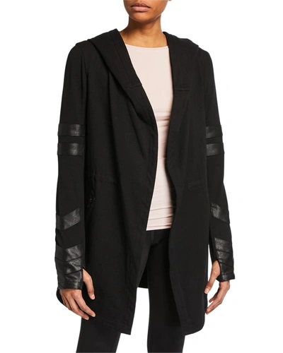 Blanc Noir Maitri Traveler Active Jacket In Black White