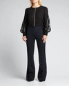 Kobi Halperin Vivianne Silk Blouse In Black