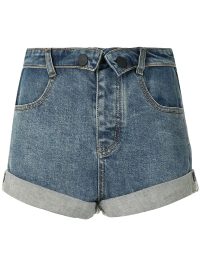 Haculla Fold Denim Shorts In 蓝色