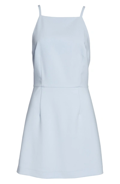 French Connection Whisper Light Sheath Minidress In Saltwater