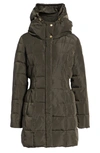 Cole Haan Signature Cole Haan Hooded Down & Feather Jacket In Forest