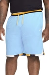 Nike Dna Dri-fit Basketball Shorts In Laser Blue/sangria