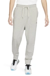 Nike Sportswear Sweatpants In Grey Heather/ Light Bone