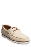 Allen Edmonds Force 10 Boat Shoe In Bone