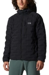 Mountain Hardwear Stretchdown™ 700 Fill Power Down Hooded Jacket In Black