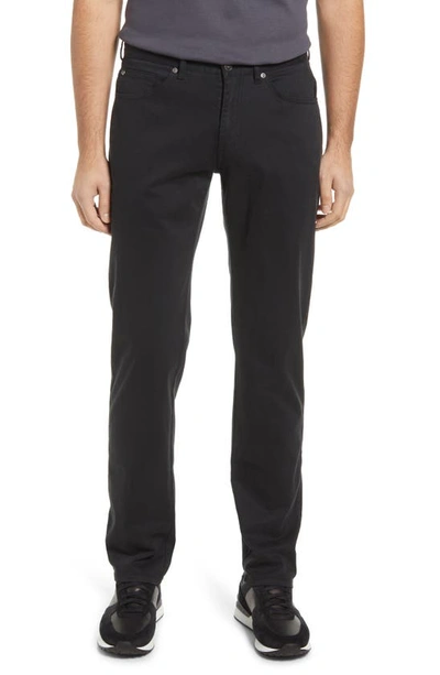 Peter Millar Regular-fit Ultimate Sateen Five-pocket Trousers In Black