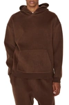 Frame Men's Double-face Pullover Hoodie In Wood