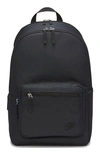 Nike Heritage Eugene Backpack In Black/ Black/ Black