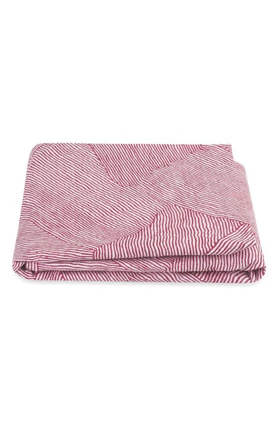 Matouk Luca 500 Thread Count Fitted Sheet In Berry