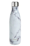 S'well 17-ounce Insulated Stainless Steel Water Bottle In White Marble