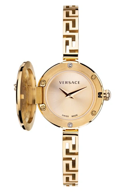 Versace Medusa Secret Bracelet Watch, 25mm In Gold