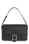 Hugo Boss Kristin Leather Shoulder Bag In Black