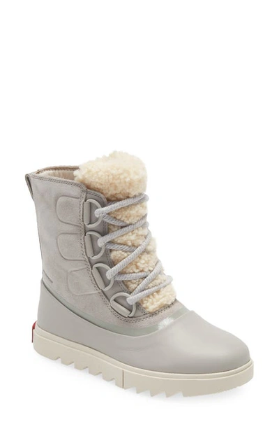 Sorel Joan Of Arctic Next Lite Waterproof Wedge Snow Boot In Dove
