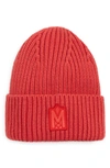 Mackage Jude Merino Wool Blend Beanie In Punch