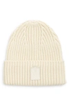 Mackage Jude Merino Wool Blend Beanie In Cream