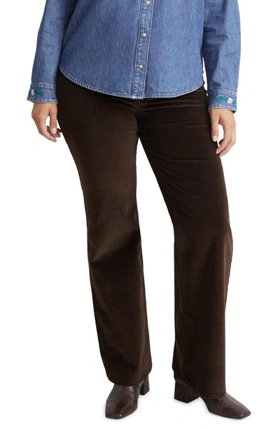 Other Stories Flare Leg Corduroy Pants In Brown Corduroy