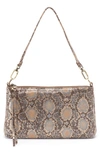 Hobo Darcy Convertible Leather Crossbody Bag In Metal Snake