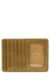 Hobo Euro Slide Leather Credit Card Case In Shimmer
