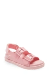 Gucci Isla Double Strap Sandal In Wild Rose