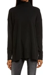 Allsaints Gala Cashmere Turtleneck Sweater In Black