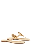 Tory Burch Jeweled Miller Sandal In White