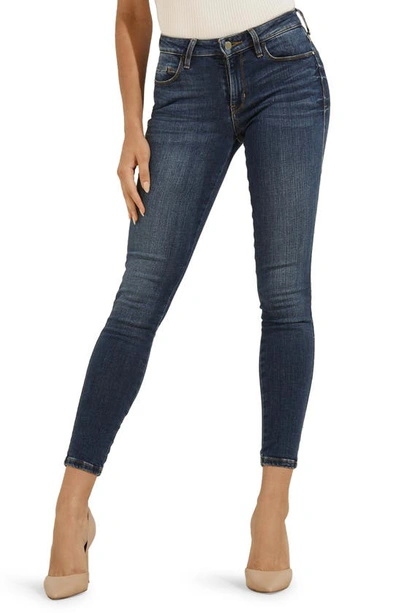 Guess Sexy Curve Skinny Jeans In Savl-navy