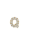 Bony Levy Icon Diamond Initial Single Stud Earring In 18k Yellow Gold - Q
