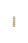 Bony Levy Icon Diamond Initial Single Stud Earring In 18k Yellow Gold - I