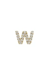 Bony Levy Icon Diamond Initial Single Stud Earring In 18k Yellow Gold - W
