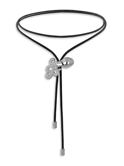 Jacob & Co. Women's Zodiac 18k White Gold & Diamond Aquarius String Necklace