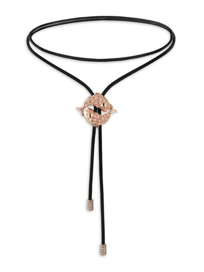 Jacob & Co. Women's Zodiac 18k Rose Gold & Diamond Pisces String Necklace