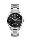 TAG HEUER CARRERA STAINLESS STEEL & BLACK DIAL DAY-DATE AUTOMATIC 41MM BRACELET WATCH,400015461855