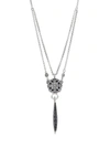 Konstantino Circe Sterling Silver & Black Spinel Necklace