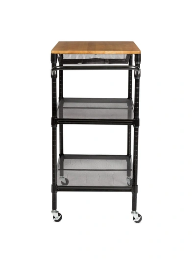 Honey-can-do Rolling Kitchen Cart In Black
