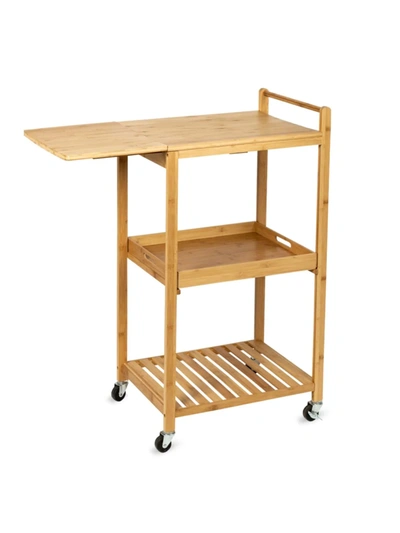 Honey-can-do Bamboo Kitchen Cart In Natural